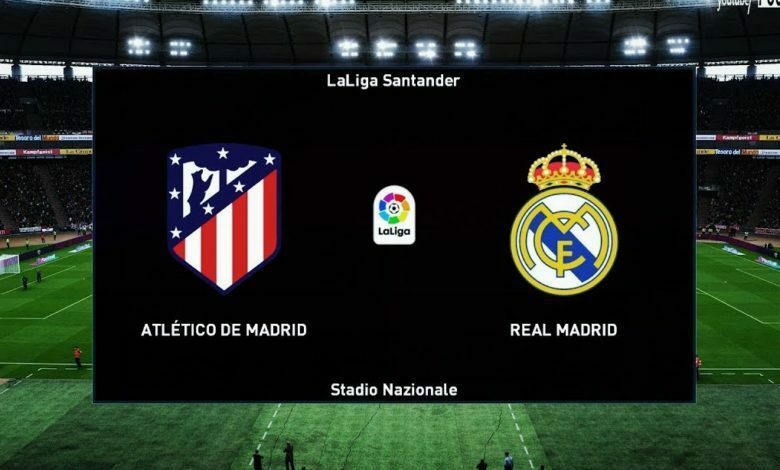 yalla shot Atletico Madrid vs Real Madrid pes