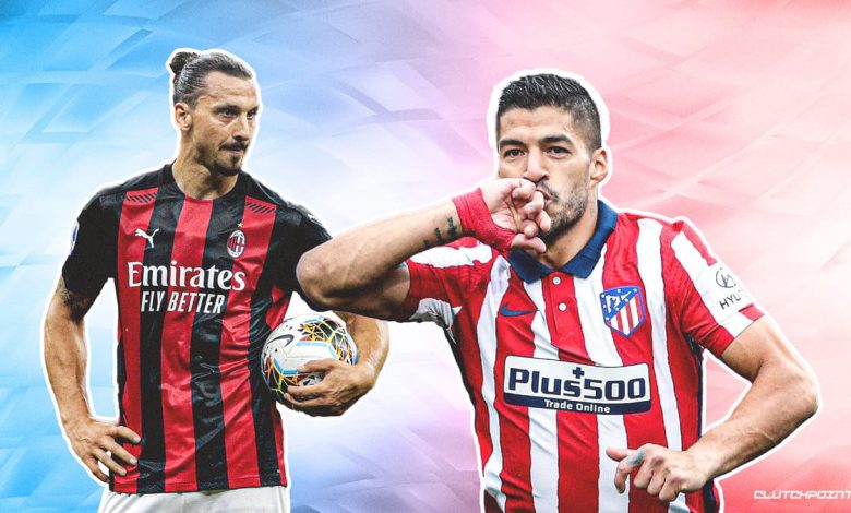 AC Milan Atletico Madrid Zlatan Ibrahimovic Luis Suarez