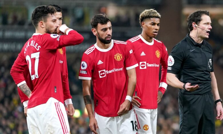 Bruno Fernandes Marcus Rashford Man Utd