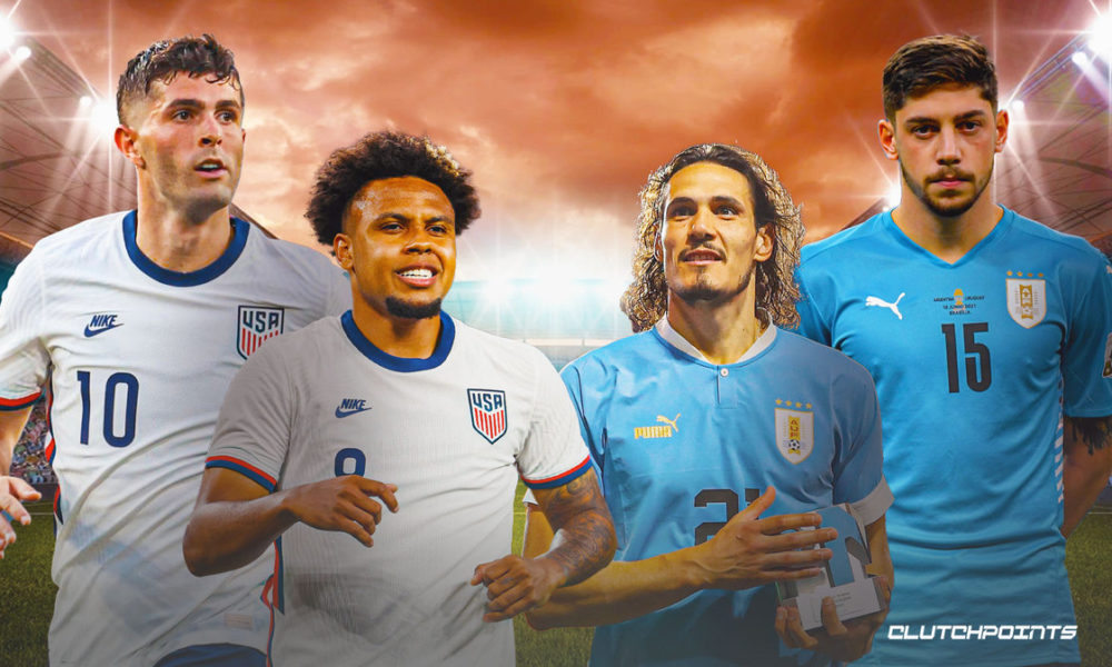 USMNT Weston McKennie Christian Pulisic Federico Valverde Uruguay Edinson Cavani 1000x600 1