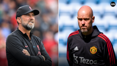 Jurgen Klopp Liverpool Erik ten Hag Man United split 081722