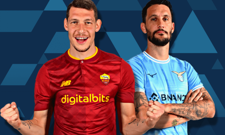 2022 23 Serie A Roma vs Lazio