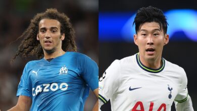 MP Matteo Guendouzi Marseille vs Heung Min Son Tottenham