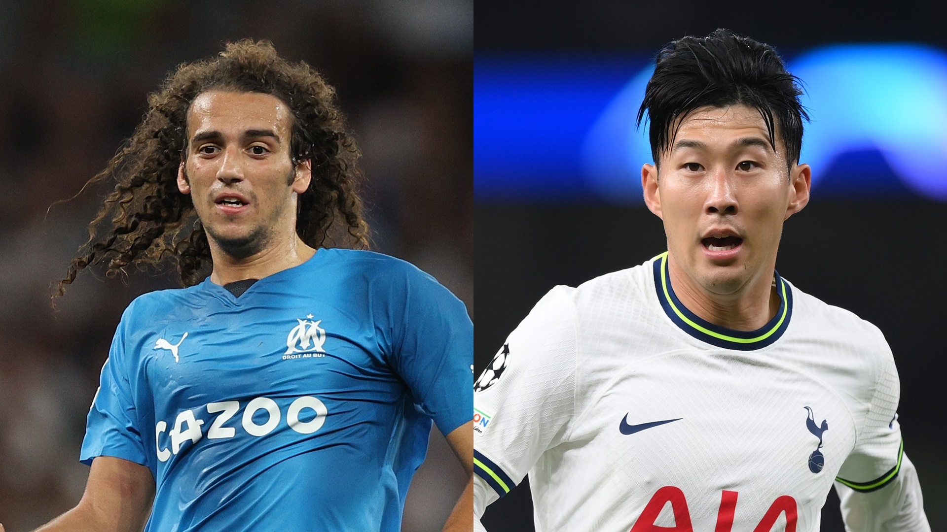 MP Matteo Guendouzi Marseille vs Heung Min Son Tottenham