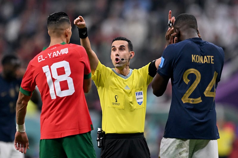 france maroc arbitre