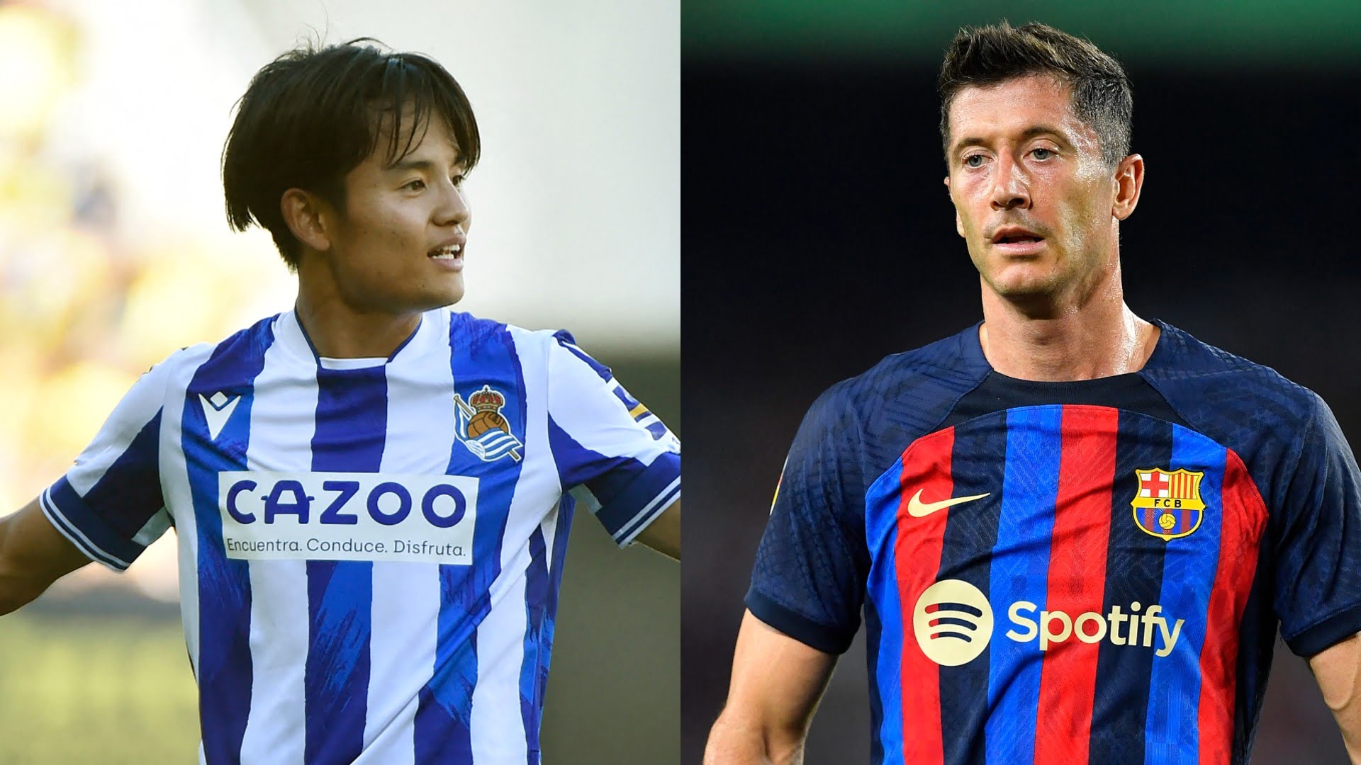 MP kubo sociedad vs lewandowski barcelona