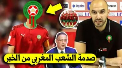 المدرب وليد الركراكي يطرد مدافع المنتخب المغربي نهائيا لهذا السبب