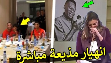 فيديو مذيعة تنهار على الهواء بعد رؤيتها شيء غير متوقع لحظة أستقبال المنتخب البرازيلي بالمغرب