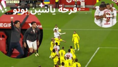 فيديو الكاميرات ترصد لقطة هزت العالم من يوسف النصيري تسبب في جنون ياسين بونو وجماهير إشبيلية - الكاميرات-ترصد-لقطة-النصيري-جنن-بونو