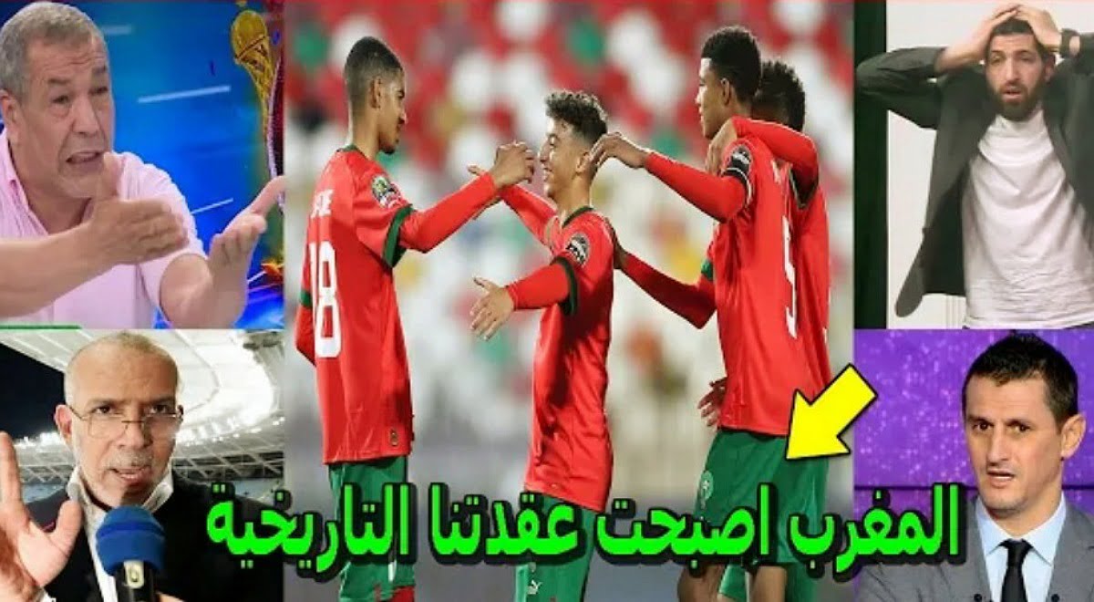 فيديو انهيار وصدمة الإعلام الجزائري بعد فوز المنتخب المغربي على الجزائر وتأهله لكأس العالم - فيديو-انهيار-وصدمة-الإعلام-الجزائري-ب