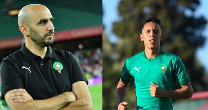 الركراكي : " رحيمي غادي نعطيه فرصة أكبر وأنا اللاعب لي تجاوبني في التيران تيعجبني"