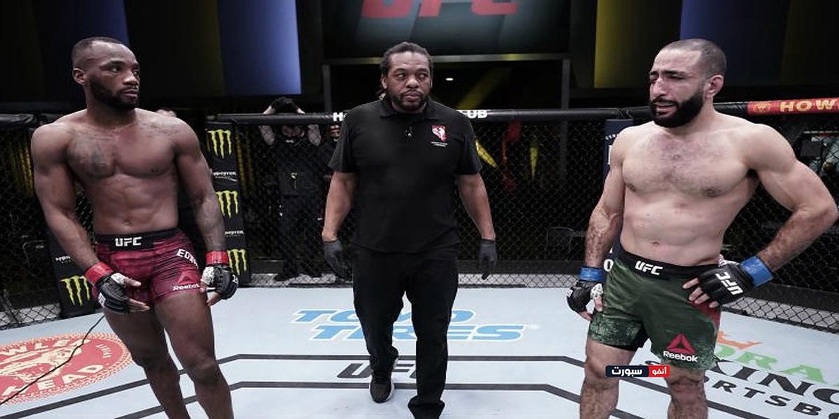 توقيت نزال بلال محمد وليون أدواردز والقنوات الناقلة في ufc 304