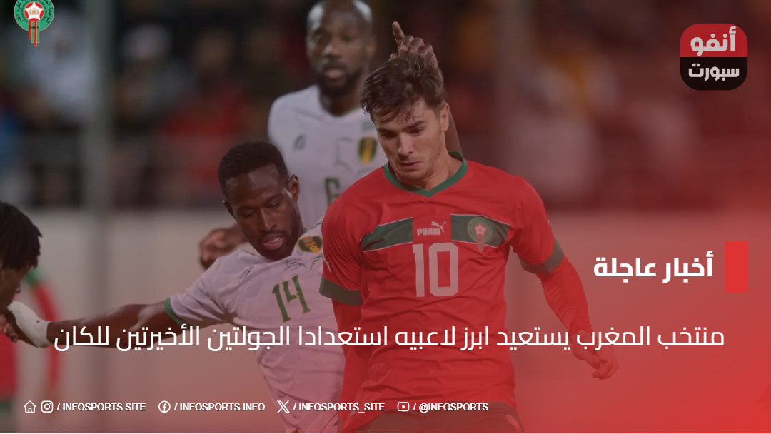 منتخب المغرب يستعيد ابرز لاعبيه استعدادا الجولتين الأخيرتين للكان