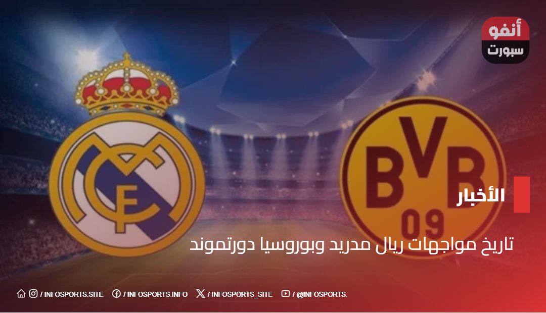 تاريخ مواجهات ريال مدريد وبوروسيا دورتموند